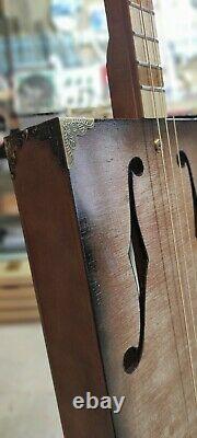 L'Acoustic 3tpv Cigar Box Guitar MATTEACCI'S Made IN Italy