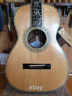 Luthier Hand Made Tree Of Life 0-45 Acoustic Parlour Guitar