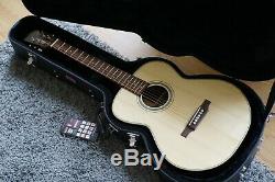 Luthier made acoustic guitar OM style handmade steel string