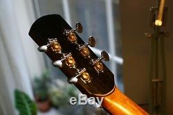 Luthier made acoustic guitar OM style handmade steel string