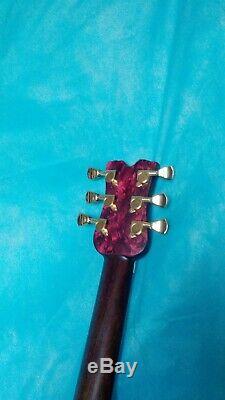Luthier made vintage nice semi-acoustic guitar, Inf 1&4 PUs, Bigsby, Locking nut
