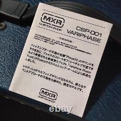 MXR Custom Shop CSP-001 Variphase Phaser Made in USA Guitar Bass Effects Pedal