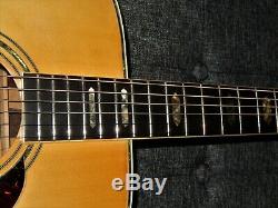 Made In 1972 Kiso Suzuki W350 Absolutely Superb D45 Style Acoustic Guitar