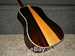 Made In 1972 Kiso Suzuki W350 Absolutely Superb D45 Style Acoustic Guitar