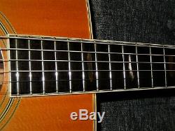 Made In 1972 Yamaki F140 Absolutely Magnificent D45 Style Acoustic Guitar