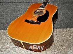 Made In 1972 Yamaki F140 Absolutely Magnificent D45 Style Acoustic Guitar