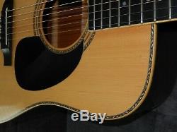 Made In 1975 By Ryoji Matsuoka Aria D80 Amazing D35 Style Acoustic Guitar