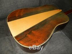 Made In 1975 By Ryoji Matsuoka Aria D80 Amazing D35 Style Acoustic Guitar