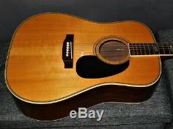 Made In 1975 Yamaki Yw40 Absolutely Magnificent D45 Style Acoustic Guitar