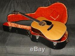 Made In 1977 Yamaki Custom 130 Terrific Martin D28 Style Acoustic Guitar