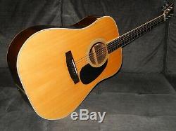 Made In 1977 Yamaki Custom 130 Terrific Martin D28 Style Acoustic Guitar