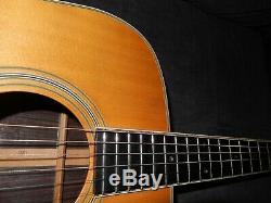 Made In 1977 Yamaki Custom 130 Terrific Martin D28 Style Acoustic Guitar