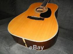 Made In 1977 Yamaki Custom 130 Terrific Martin D28 Style Acoustic Guitar