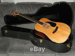 Made In 1980 Kazuo Yairi Yw500p Absolutely Great D35 Style Acoustic Guitar