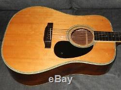 Made In 1980 Kazuo Yairi Yw500p Absolutely Great D35 Style Acoustic Guitar