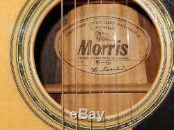 Made In Japan 1975 Morris W45 Absolutely Wonderful D45 Style Acoustic Guitar