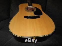 Made In Japan 1978 Morris W50 Absolutely Terrific D45 Style Acoustic Guitar