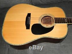 Made In Japan 1979 Morris W50 Absolutely Great D45 Style Acoustic Guitar