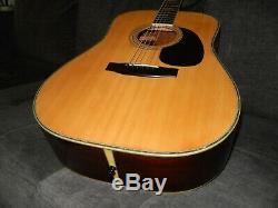Made In Japan 1979 Morris W50 Absolutely Great D45 Style Acoustic Guitar