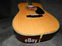 Made In Japan 1979 Morris W70 Absolutely Terrific D45 Style Acoustic Guitar