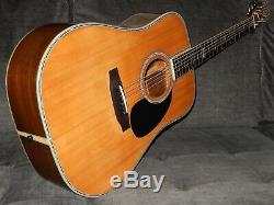 Made In Japan 1979 Morris W80 Absolutely Terrific D45 Style Acoustic Guitar