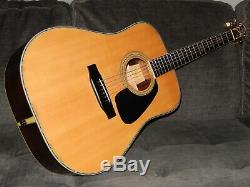 Made In Japan 1982 Morris Tf801 Simply Wonderful D45 Style Acoustic Guitar