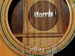 Made In Japan 1982 Morris Tf801 Simply Wonderful D45 Style Acoustic Guitar