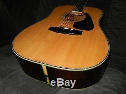 Made In Japan 1982 Morris Tf801 Simply Wonderful D45 Style Acoustic Guitar