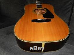 Made In Japan 1985 Morris Tf801 Simply Wonderful D45 Style Acoustic Guitar