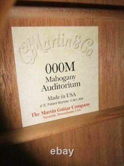 Martin 000M Mahogany Auditorium 6 String Acoustic Guitar Made in USA (Rare)
