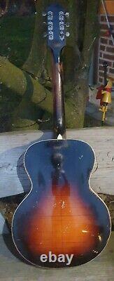 Marvel C Vintage Archtop Guitar by Harmony early 1940s solid spruce top /US made