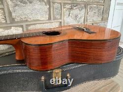 Montaya Model 34G Vintage 1970-80's Small Acoustic Guitar With Case Made In Korea