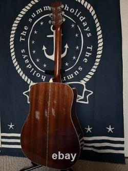 Morris Acoustic Guitar MV-701AW Top Solid Japan Vintage 80's made Used from JPN