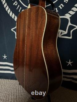 Morris Acoustic Guitar MV-701AW Top Solid Japan Vintage 80's made Used from JPN