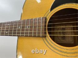 Morris Acoustic Guitar W-15 Japan Vintage 1980's made MIJ Used Cleaned from JPN