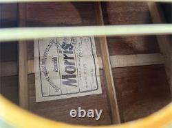 Morris Acoustic Guitar W-15 Japan Vintage 1980's made MIJ Used Cleaned from JPN