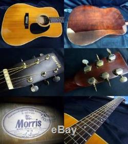 Morris Acoustic Guitar W-18 Made in Japan beutiful JAPAN rare useful EMS F/S