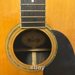 Morris Acoustic Guitar W-35 Dreadnought Japan Vintage 80's made Used from