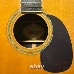 Morris Acoustic Guitar W-35 Dreadnought Japan Vintage 80's made Used from