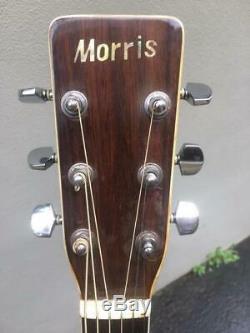 Morris MD-515 6 String Acoustic Guitar Martin-Copy Made in Korea MIK