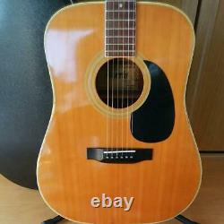 Morris W-25 Acoustic Guitar Made in 1974 Japan Vintage