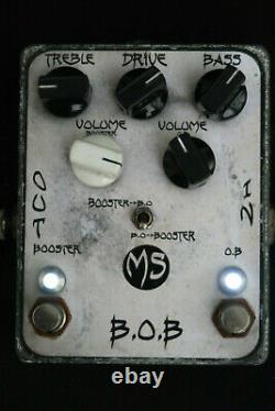 Ms B. O. Booster & Distortion Guitar Effects Pedal An Awesome Hand Made Stomp Box