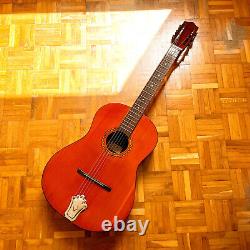 Mysterious ancient Paul Beuscher vintage guitar made in 1950s! Read the full ad