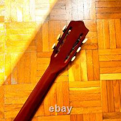 Mysterious ancient Paul Beuscher vintage guitar made in 1950s! Read the full ad