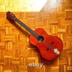 Mysterious ancient Paul Beuscher vintage guitar made in 1950s! Read the full ad