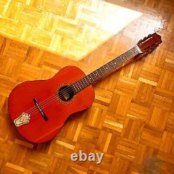 Mysterious ancient Paul Beuscher vintage guitar made in 1950s! Read the full ad