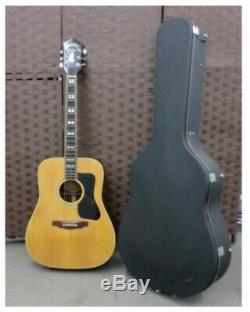 Nashville N50D Natural Acoustic Guitar Made in Japan with Hard Case Super Rare