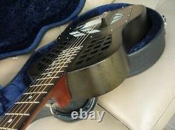 National NRP B steel body Tricone 12 fret resonator guitar made USA in 2013