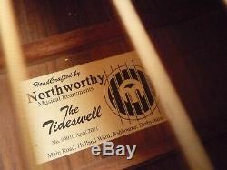 Northworthy Tideswell hand built guitar made by Alan Marshall Derbyshire