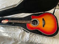 OVATION Pinnacle Series 386T Made in Japan Electric Acoustic Guitar